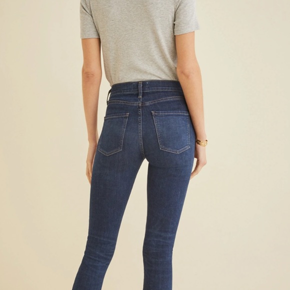 NWT AGolde Sophie Regular length jeans in lapis, so. 24 - Picture 2 of 7